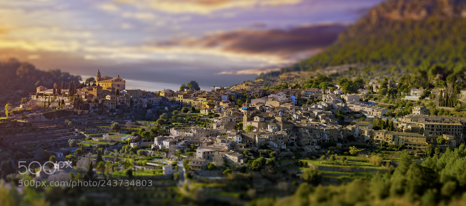 Sony a6300 sample photo. Valldemossa cityscape photography