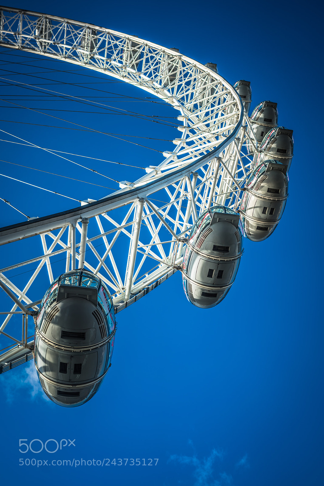 Sony a7R II sample photo. London eye photography