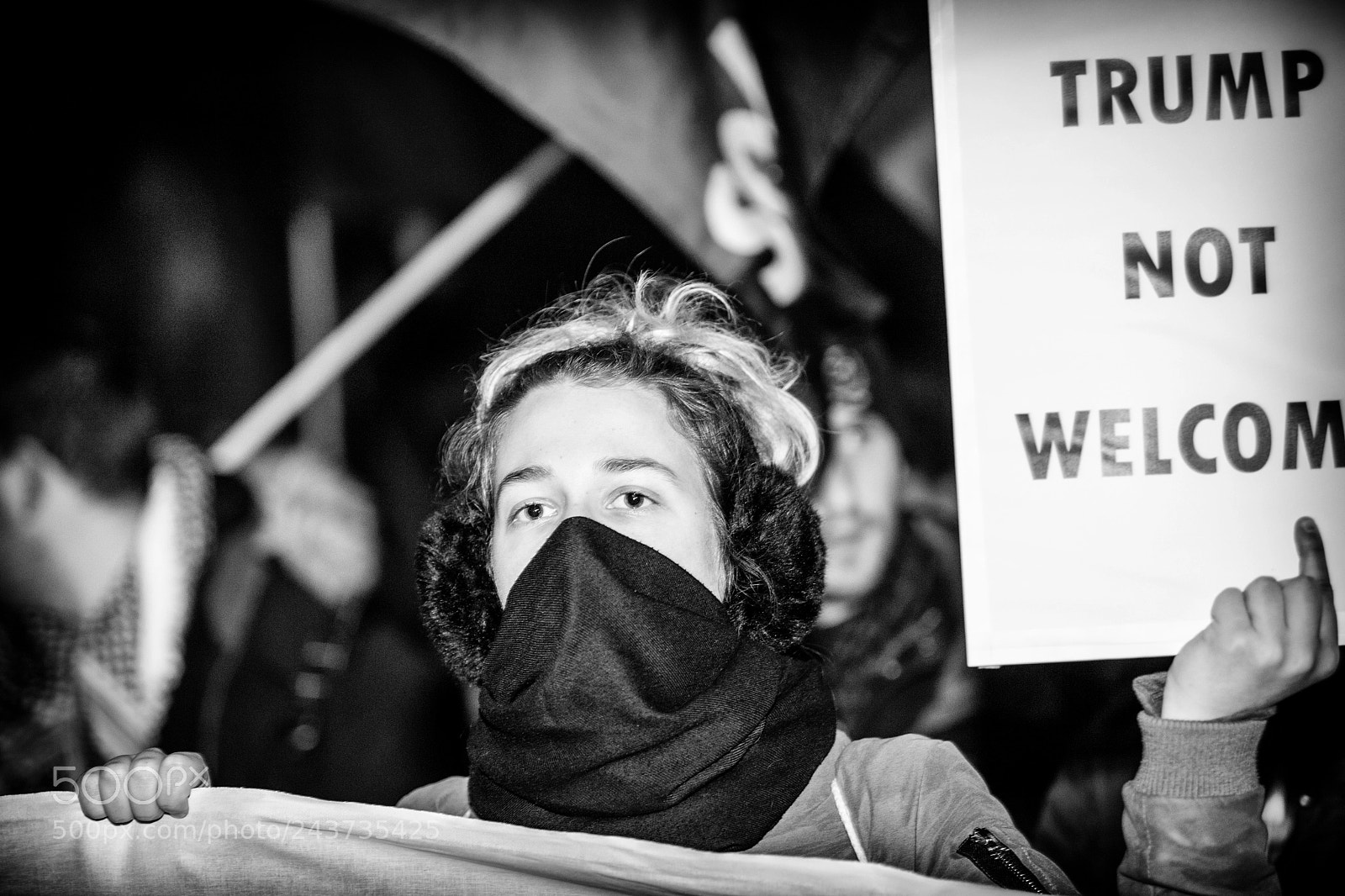 Nikon D5 sample photo. Manifestation trump not welcome photography