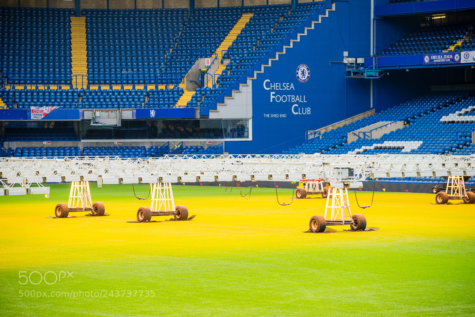 Sony a7 II sample photo. Stamford bridge stadium photography