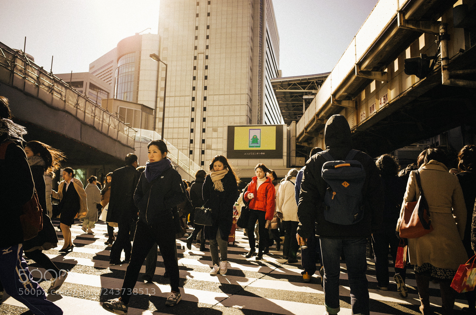Ricoh GR sample photo. Crosswalk photography