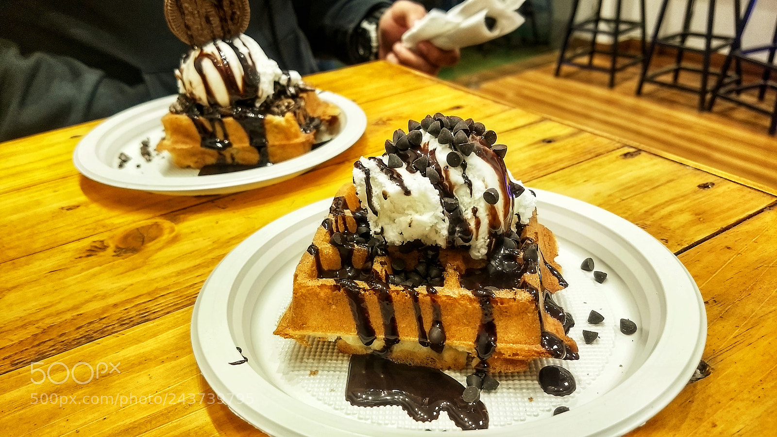 Motorola Moto G (5) Plus sample photo. Waffles photography