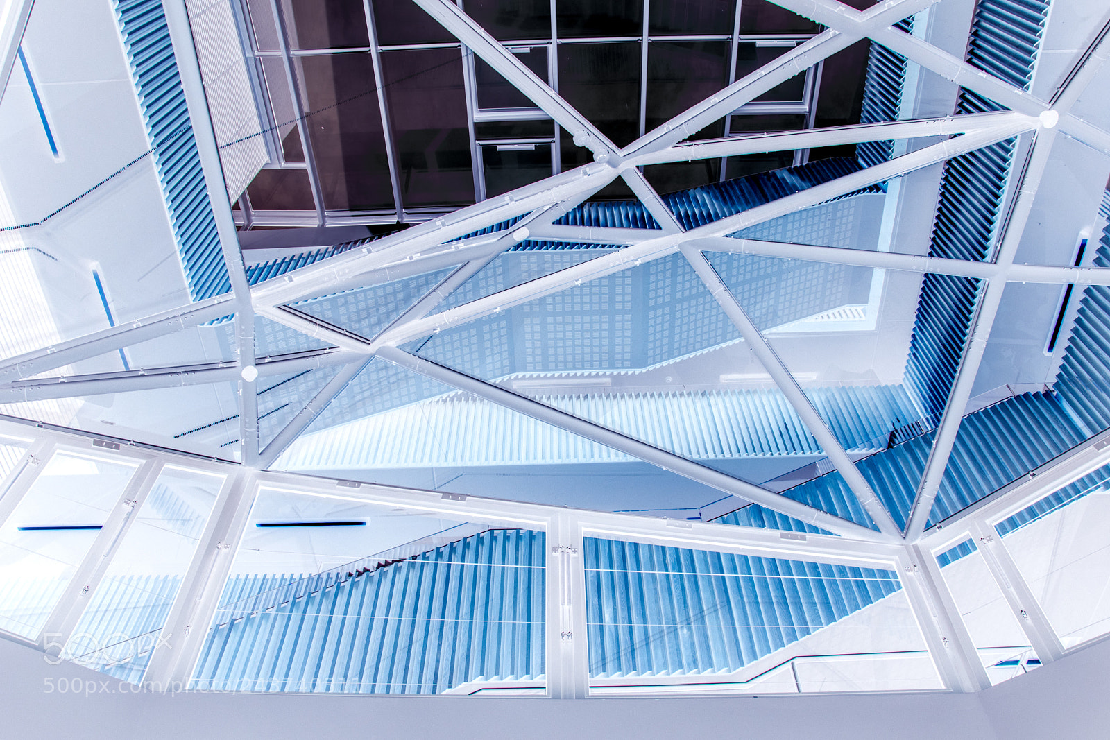 Nikon D500 sample photo. Stairwell photography