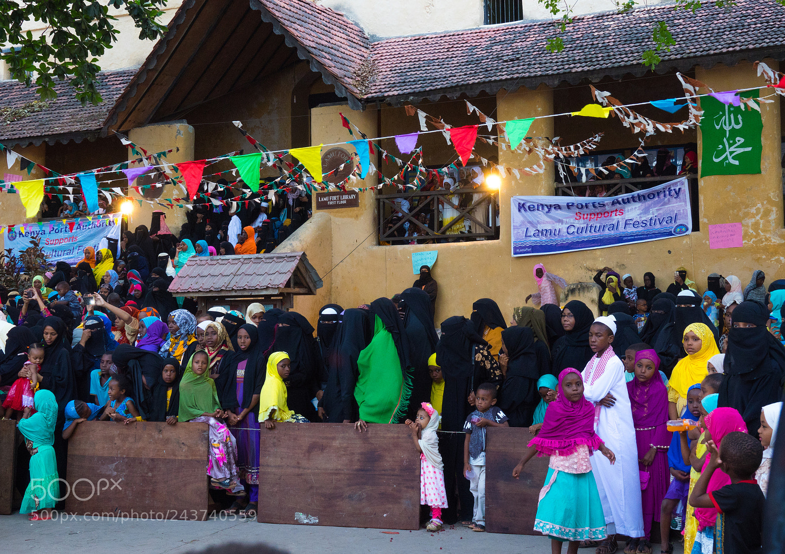 Sony Cyber-shot DSC-RX10 III sample photo. People attending mawlid celebrations photography