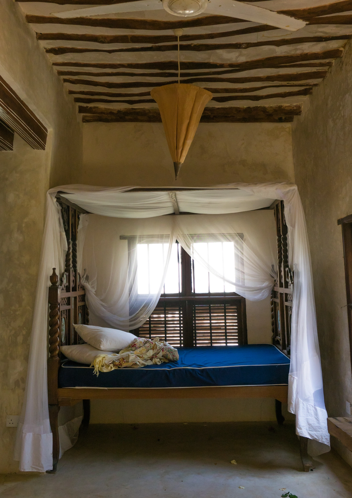 Bedroom of a traditional swahili house, Lamu Island, Kenya