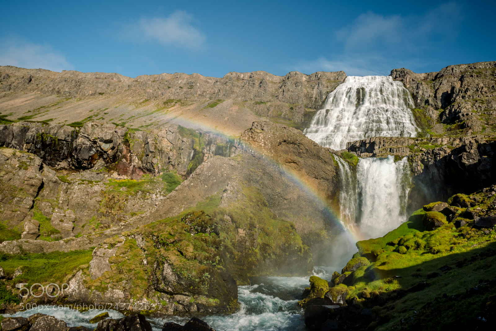 Nikon D750 sample photo. Dynjandi waterfall in westfjords photography