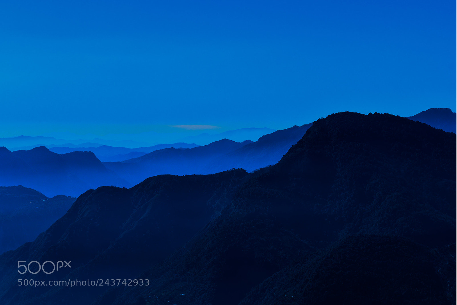 Nikon D5500 sample photo. Blue hour himaliyas photography
