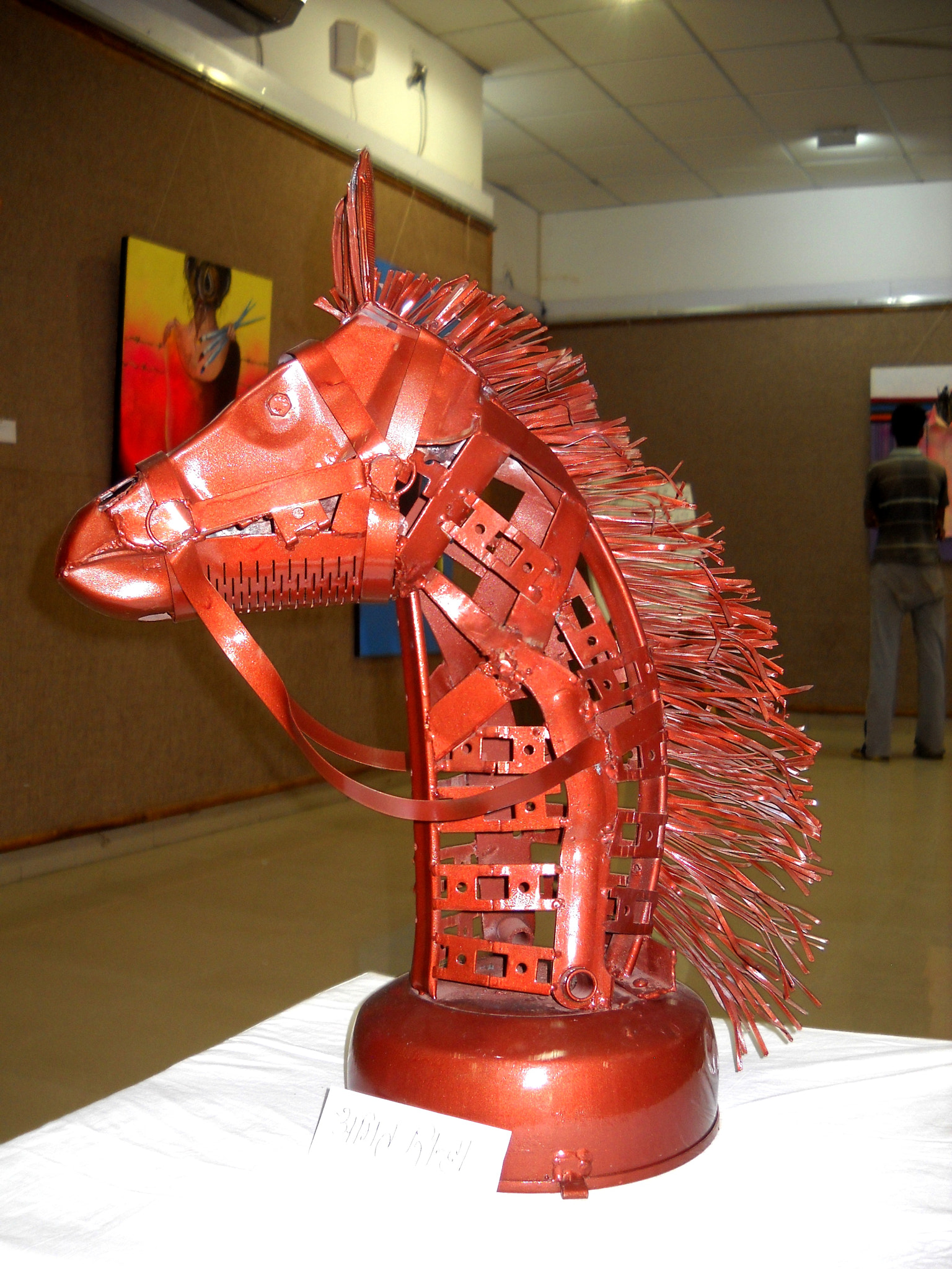 Nikon Coolpix L20 sample photo. Sculpture from scrap photography