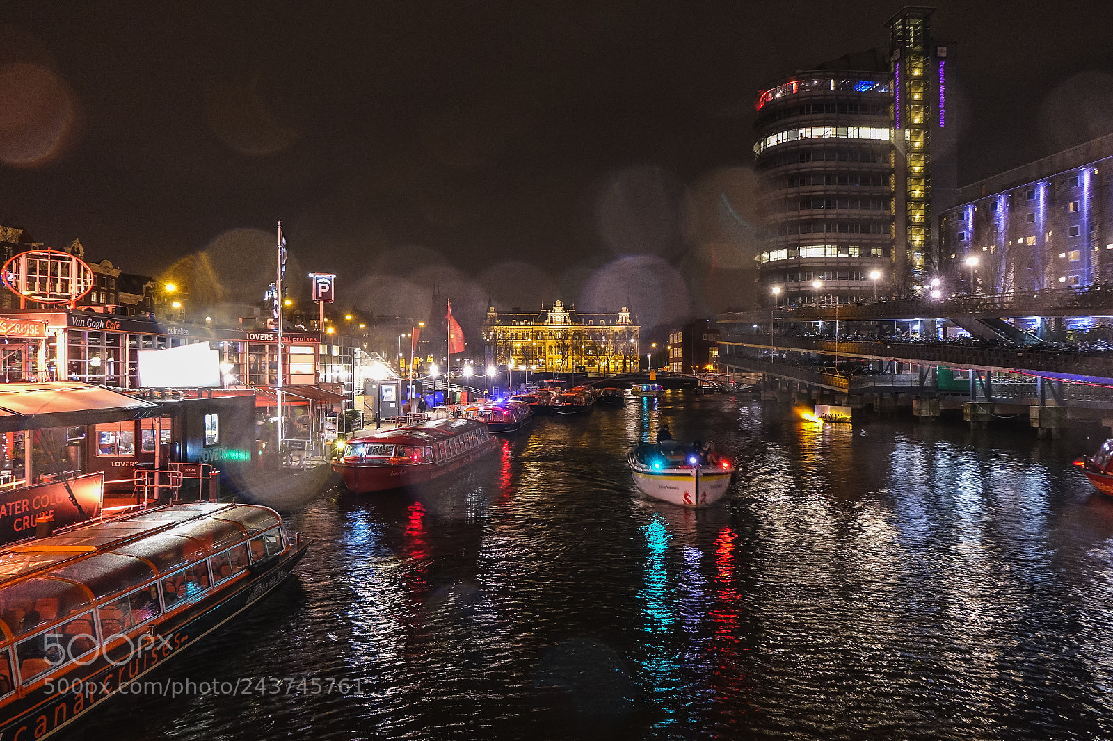 Sony Cyber-shot DSC-RX10 sample photo. Night canal photography