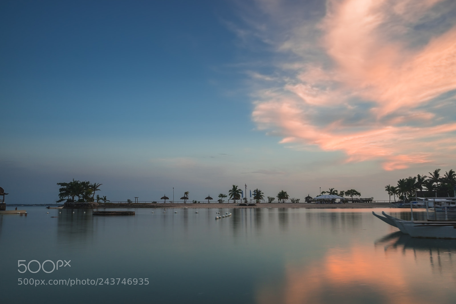 Sony a7 sample photo. Dusk at maribago photography