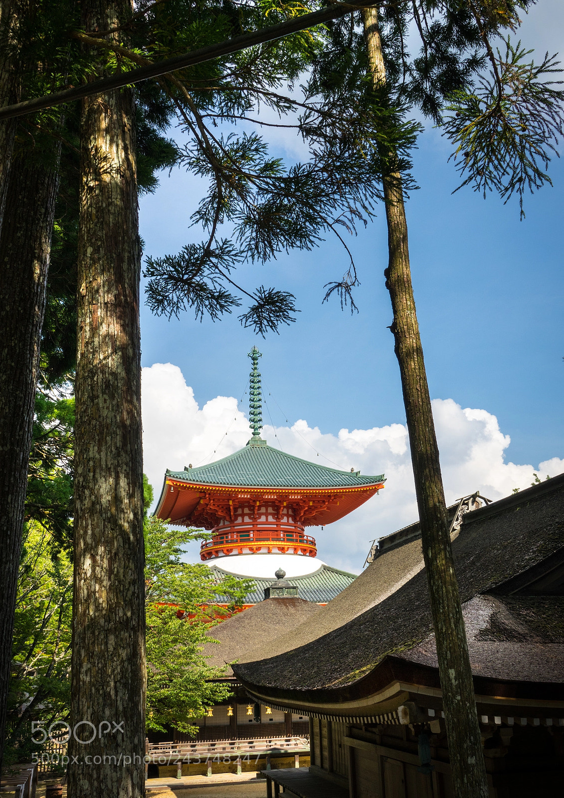 Sony Cyber-shot DSC-RX10 III sample photo. Daito great pagoda among photography