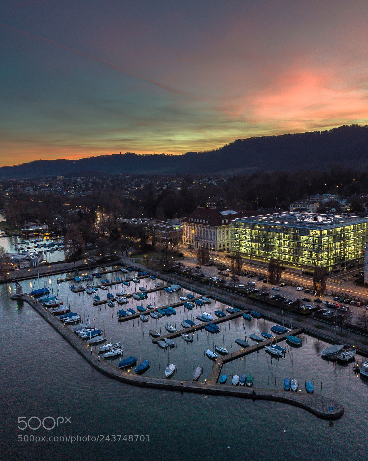 DJI FC220 sample photo. Sunset photography