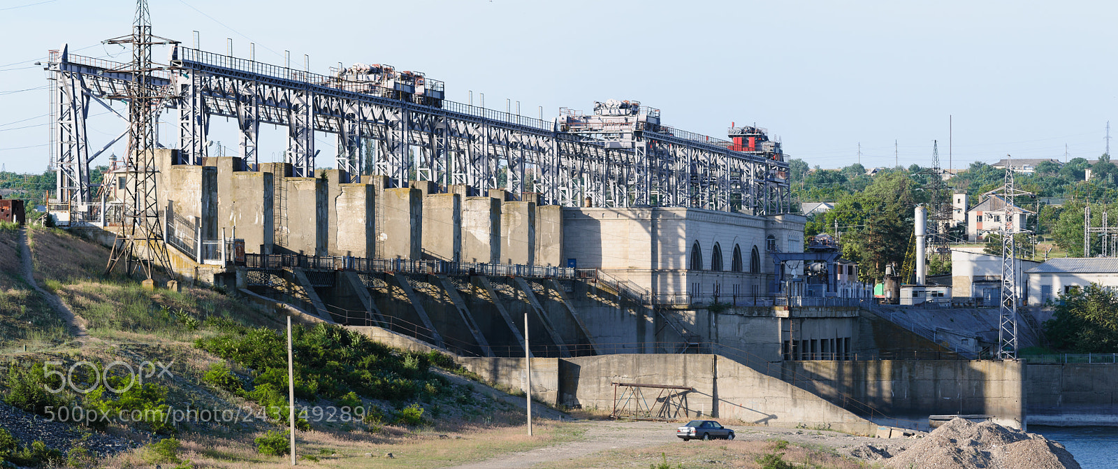 Nikon D300 sample photo. Hydroelectric power plant at photography