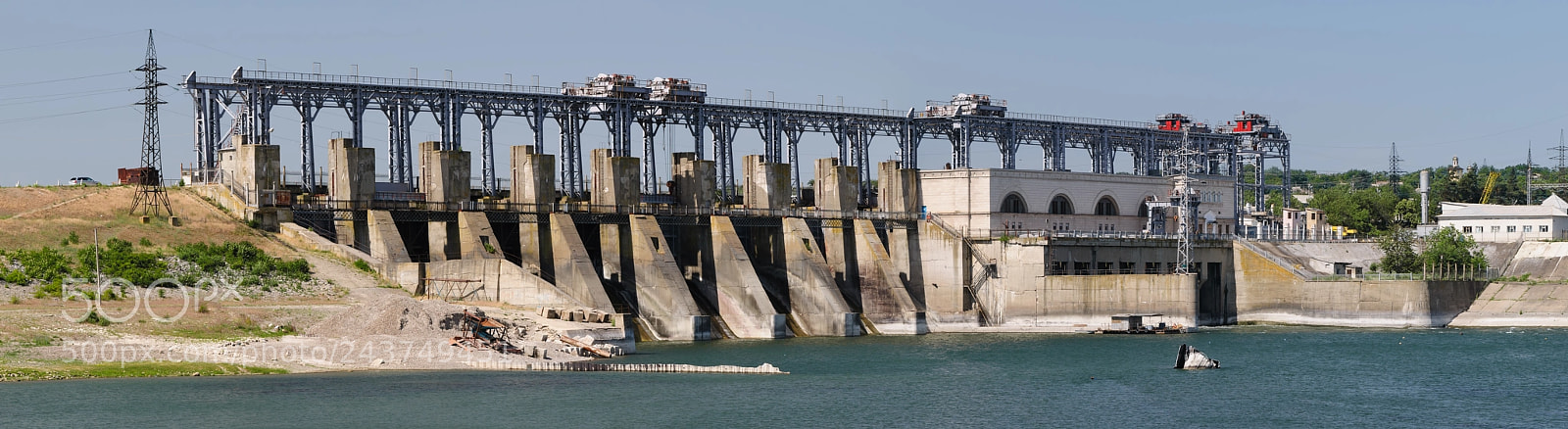 Nikon D300 sample photo. Hydroelectric power plant at photography