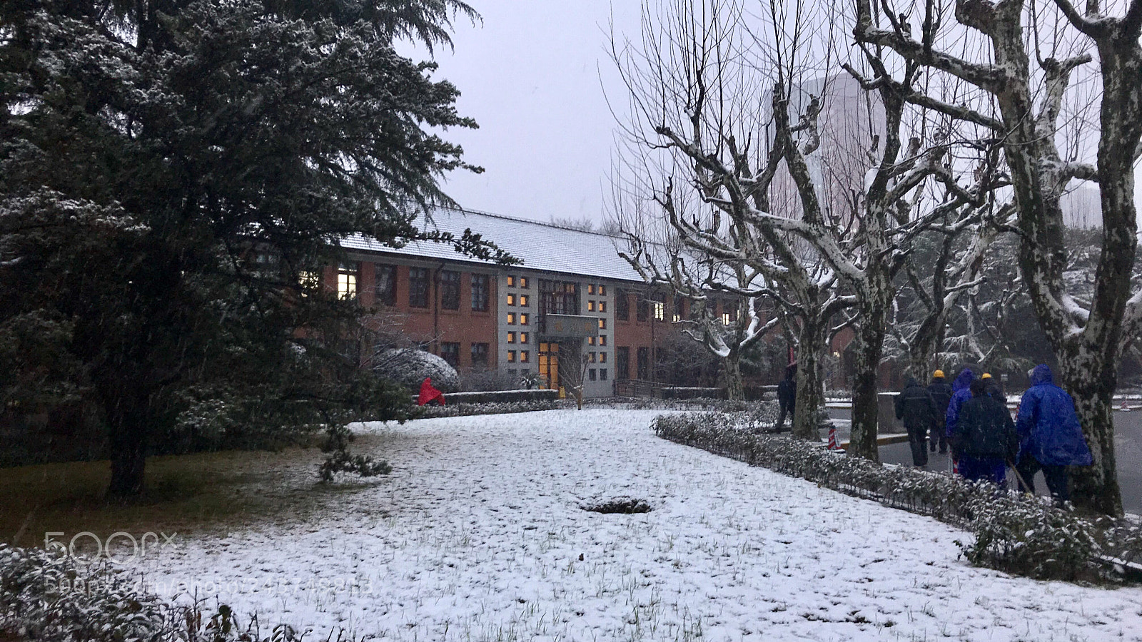 Apple iPhone 7 sample photo. School campus in the photography