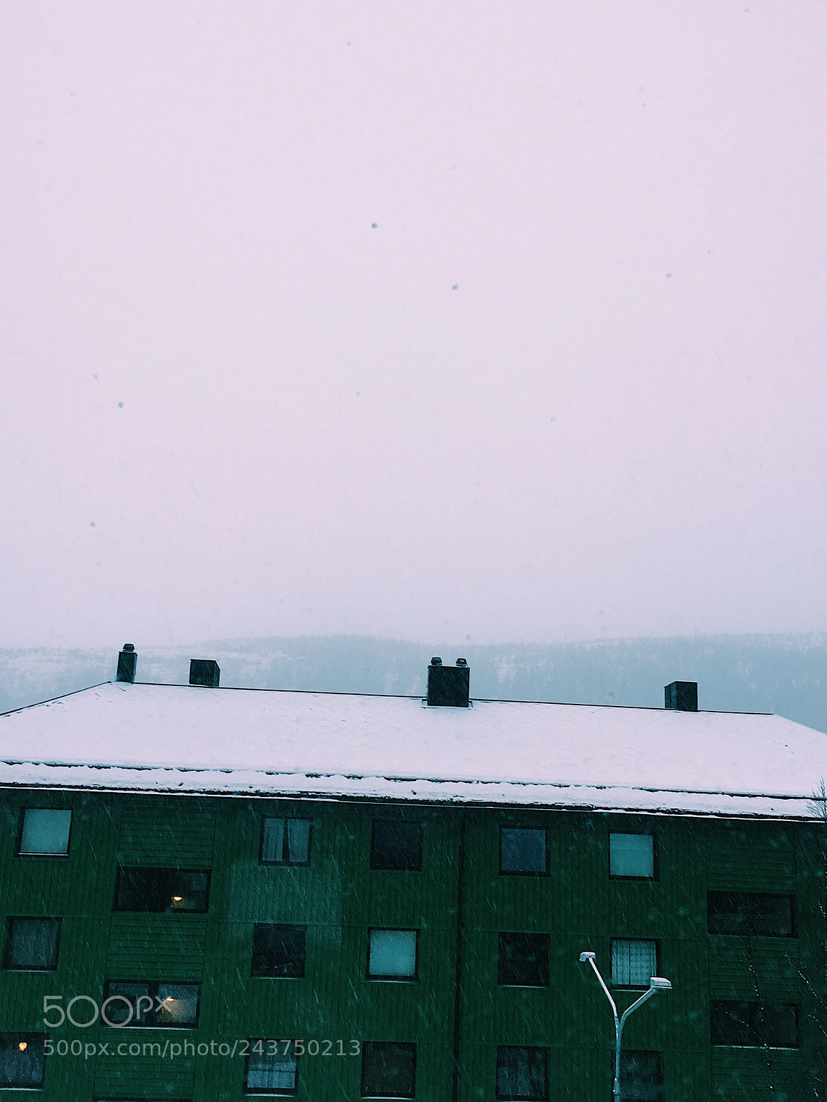 Apple iPhone 6s sample photo. Snowy morning photography