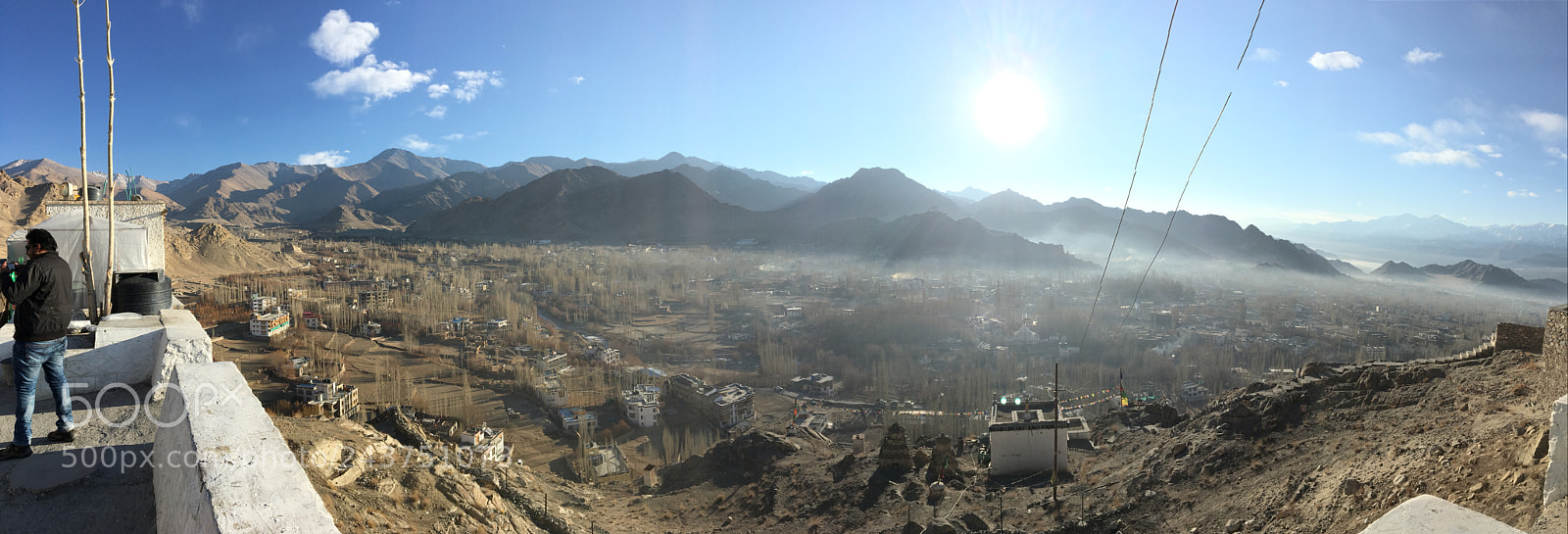 Apple iPhone 6s sample photo. Panoramic view of leh photography