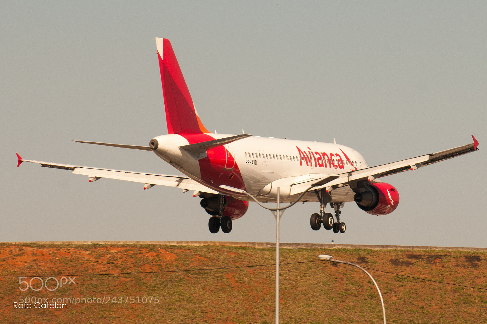 Nikon D300 sample photo. Pr-avd avianca brasil airbus photography