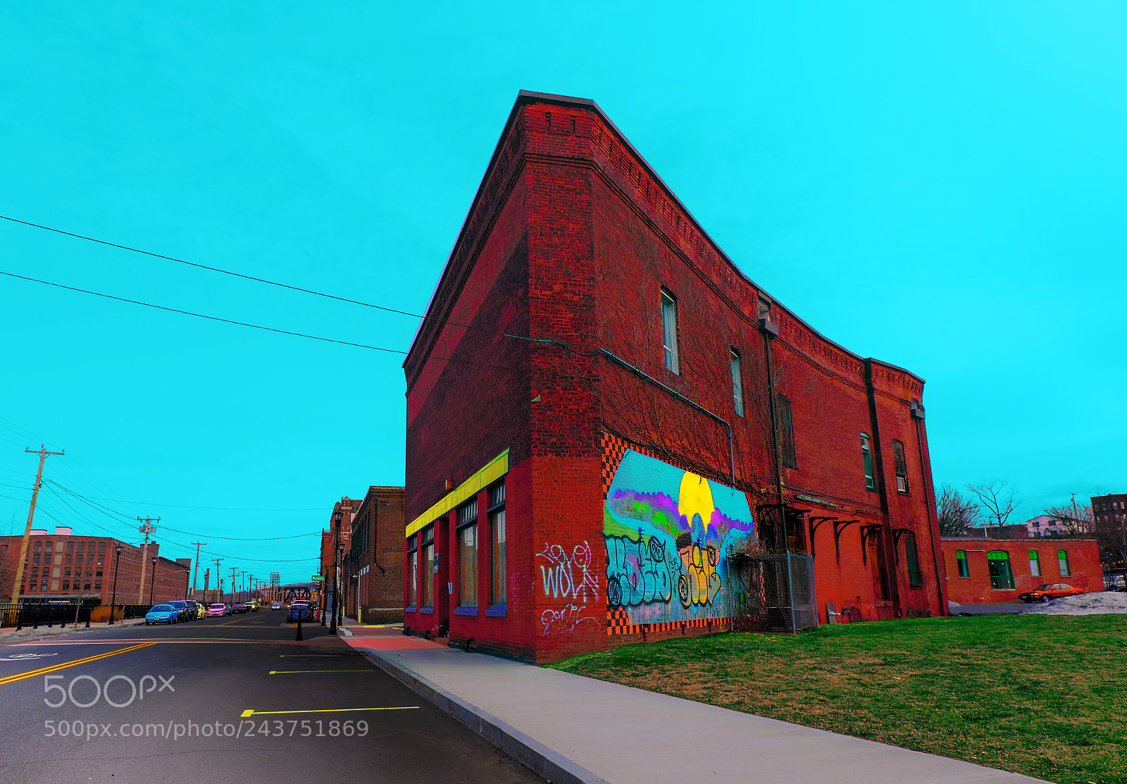 Fujifilm X-T10 sample photo. The graffiti building photography