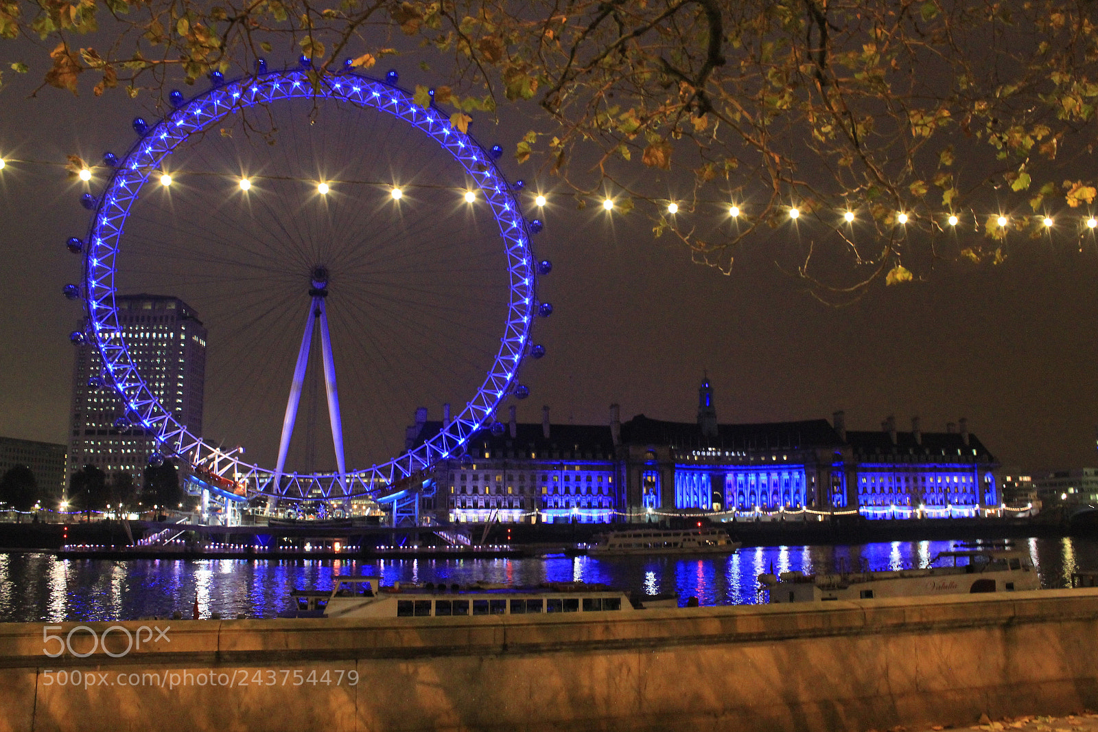 Canon EOS 60D sample photo. London_night photography