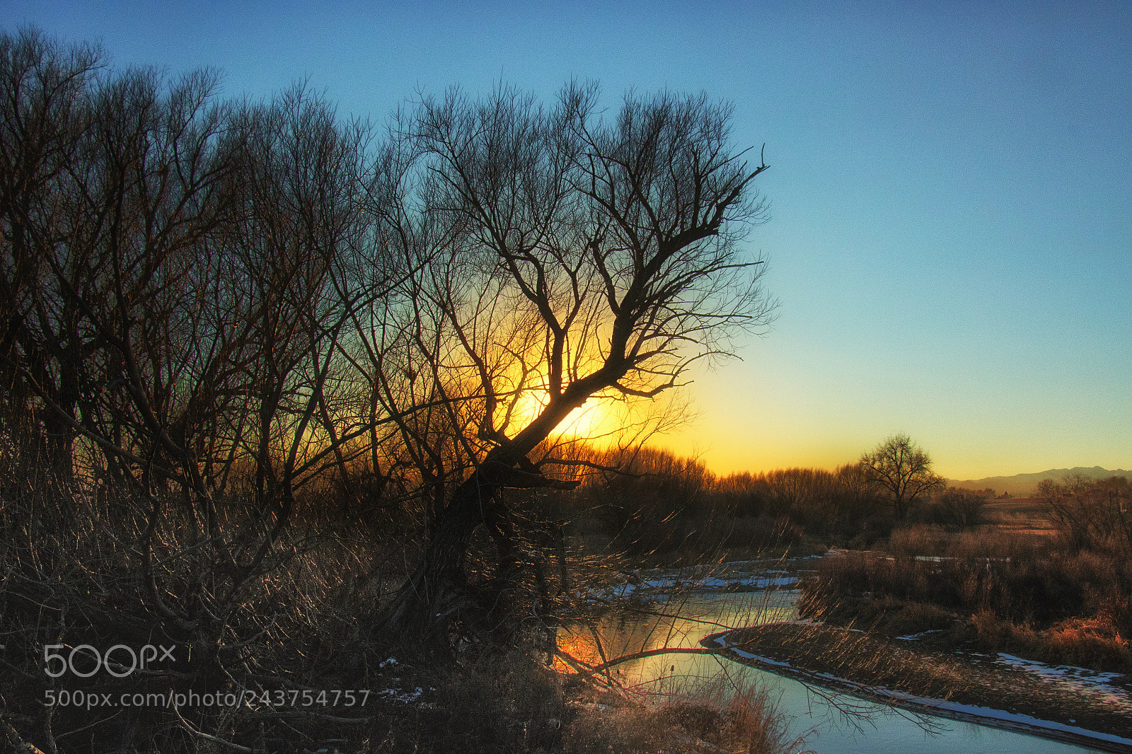 Canon EOS 7D Mark II sample photo. A winters sunset photography