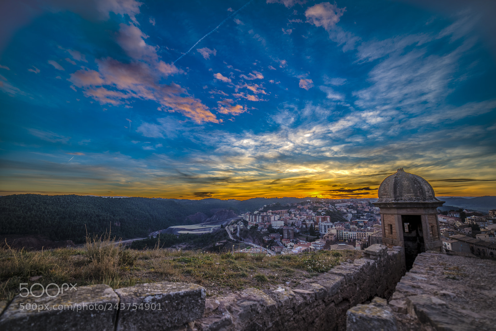 Nikon D610 sample photo. Sunset from castell de photography