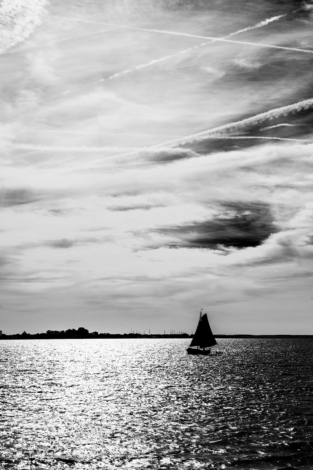 Nikon D3X sample photo. Sealboat on the ijsselmeer photography