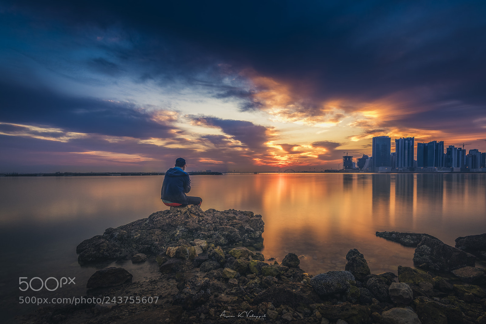 Nikon D810 sample photo. Beautiful sunrise from bahrain photography