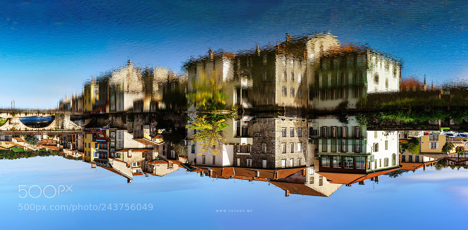 Sony Alpha a99 sample photo. Saint-girons cityscape panoramic view photography