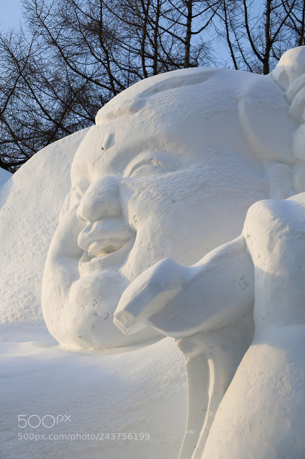 Canon EOS 760D (EOS Rebel T6s / EOS 8000D) sample photo. Snow sculpture photography