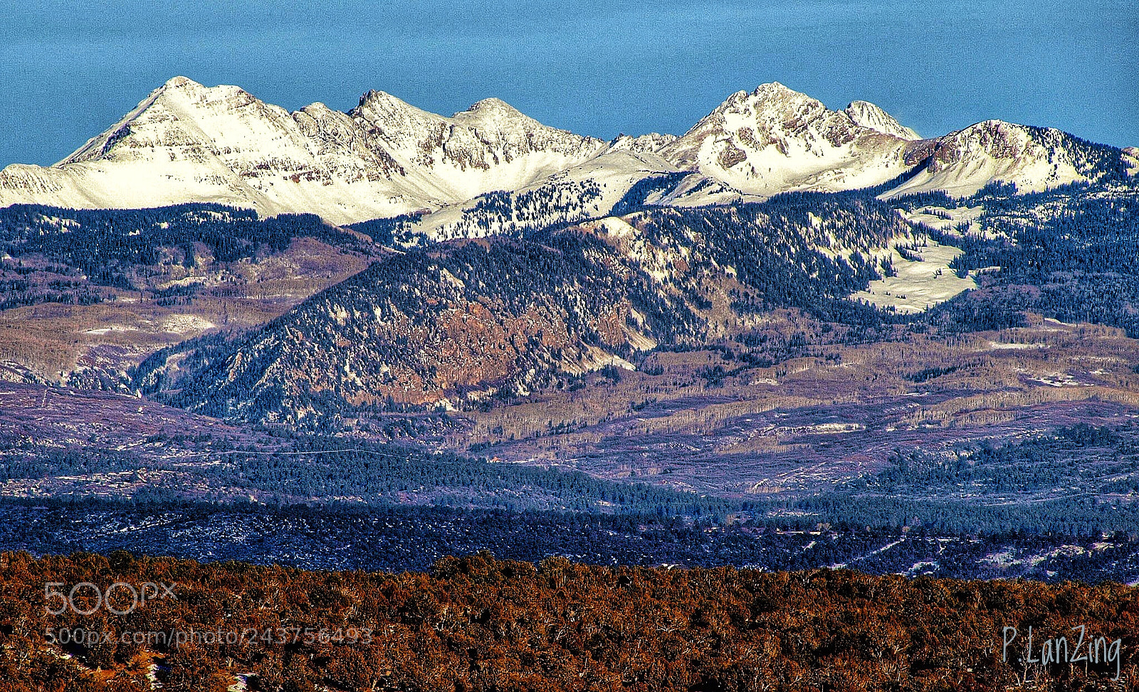 Olympus E-3 sample photo. Peaks of the sangres photography