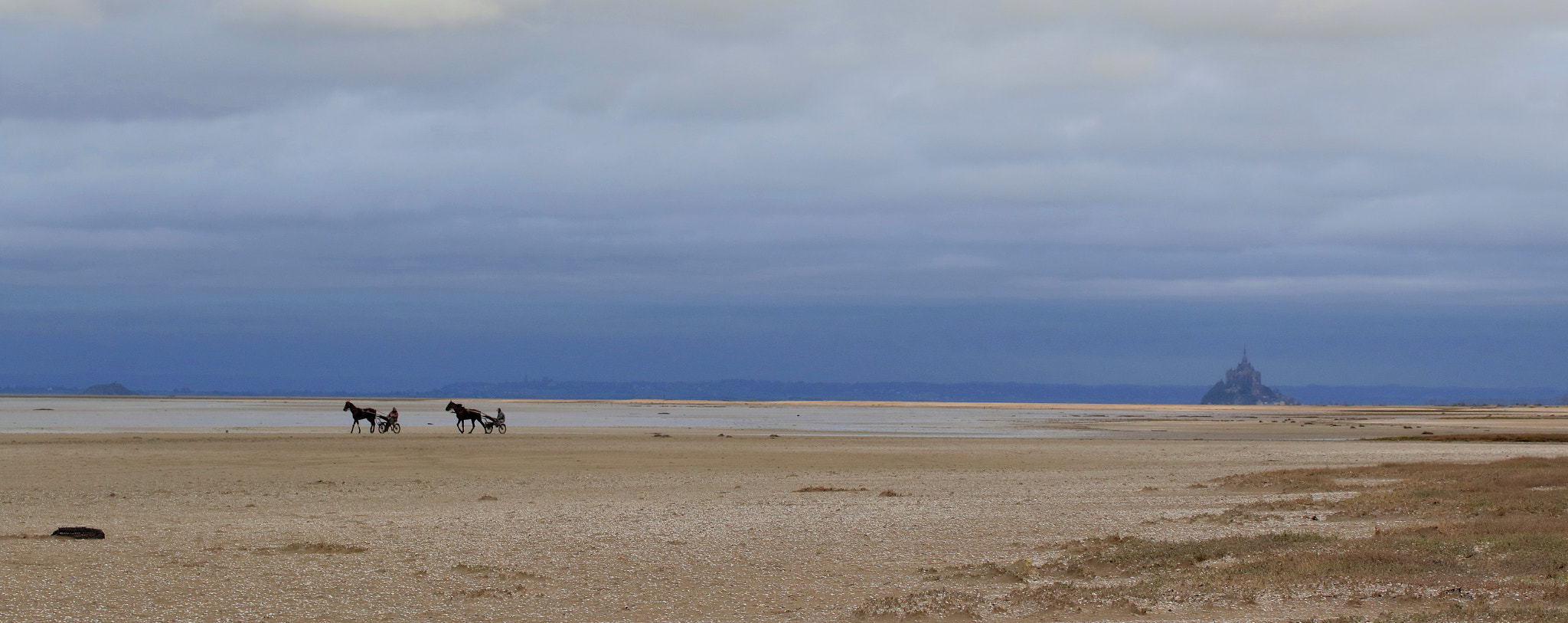 Canon EOS 7D Mark II sample photo. Horseback riding near mont saint michel photography
