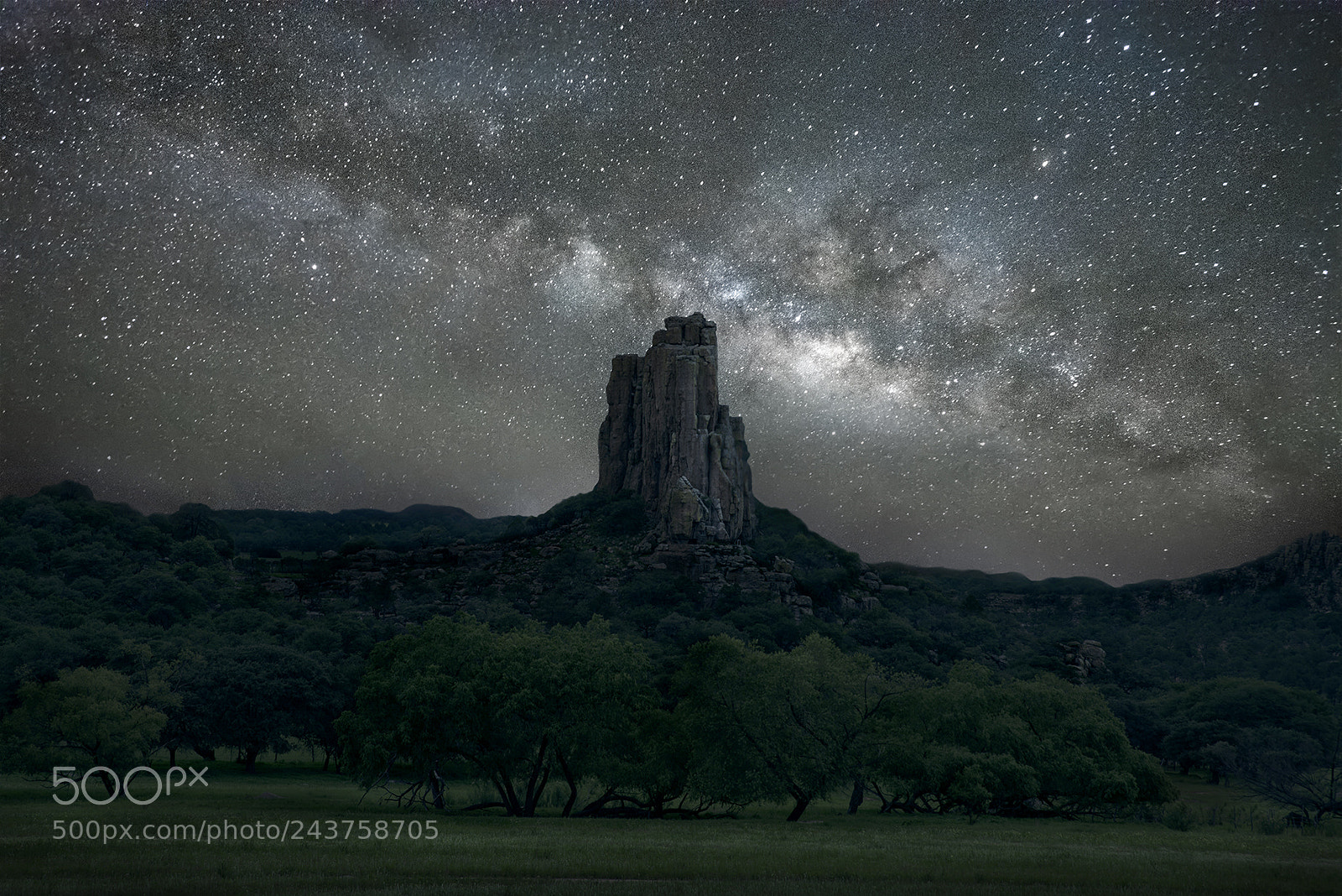 Nikon D810 sample photo. Night crag photography