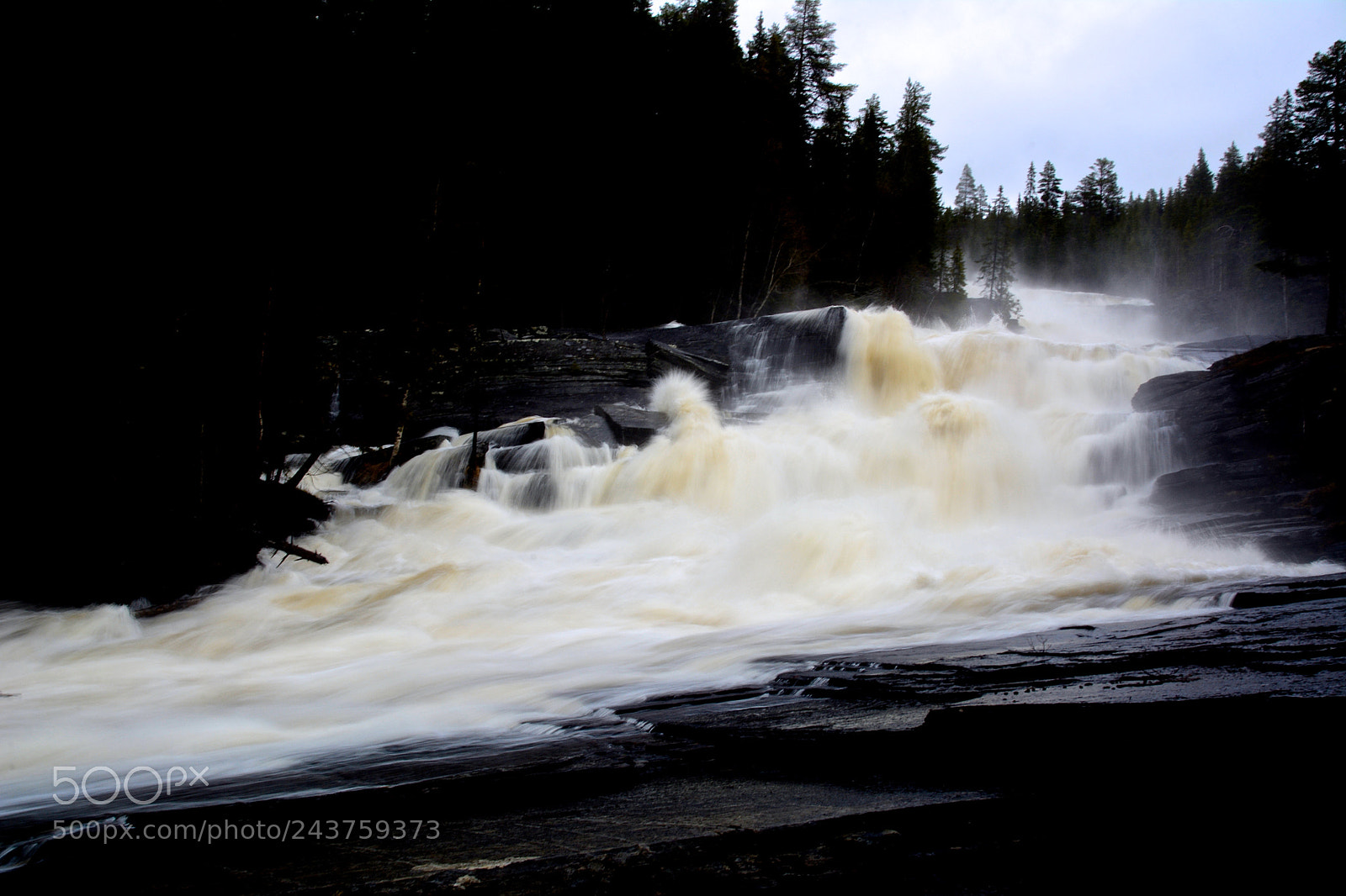 Nikon D7100 sample photo. Waterfalls rawness photography