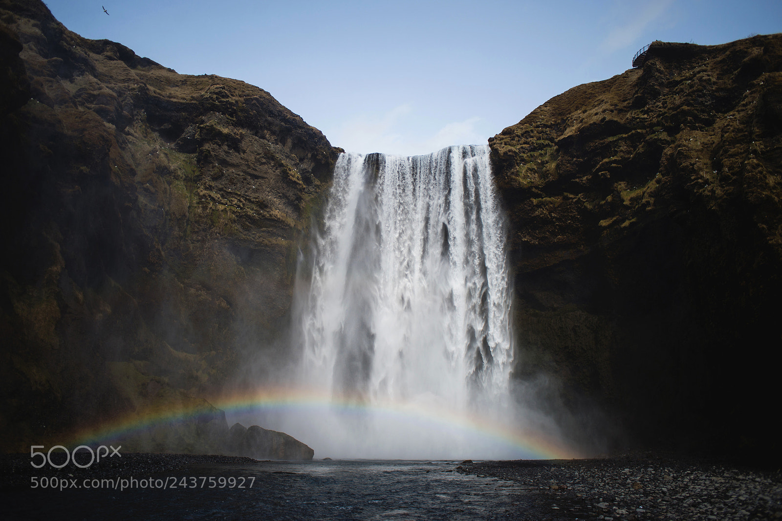 Nikon D4S sample photo. Skógafoss waterfall photography