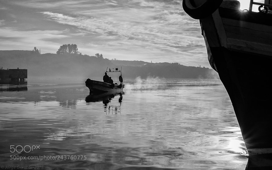 Nikon D700 sample photo. Pescadores de madrugada photography