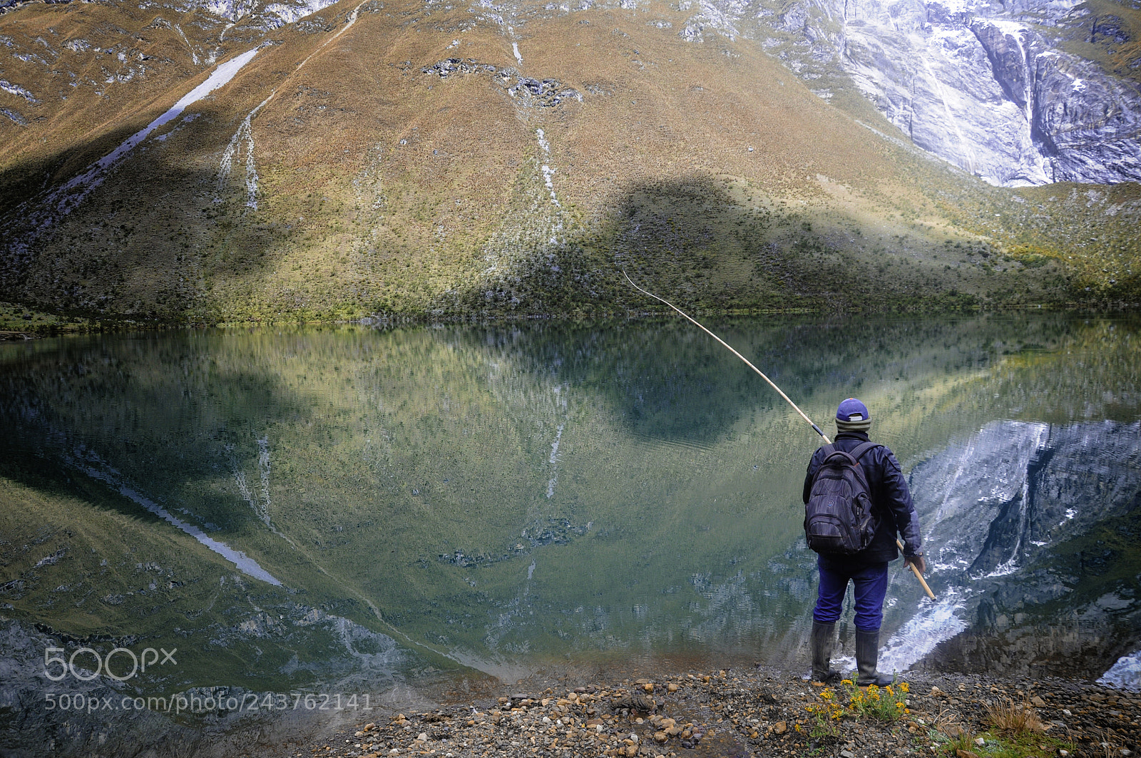 Nikon D90 sample photo. Mountain fisherman photography