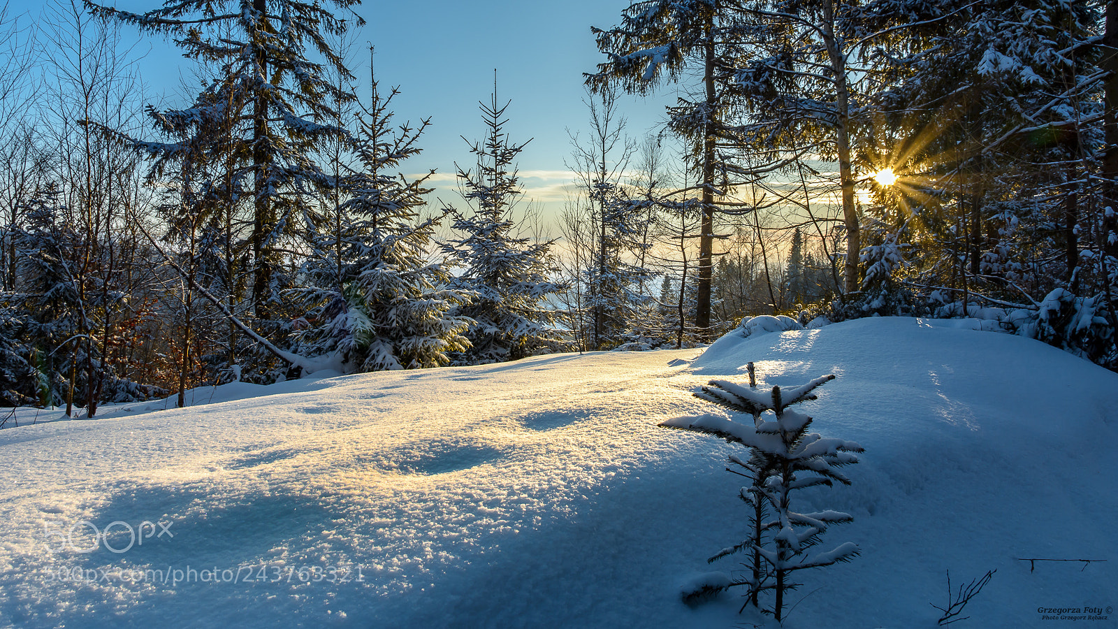 Nikon D7100 sample photo. Winter landscape photography