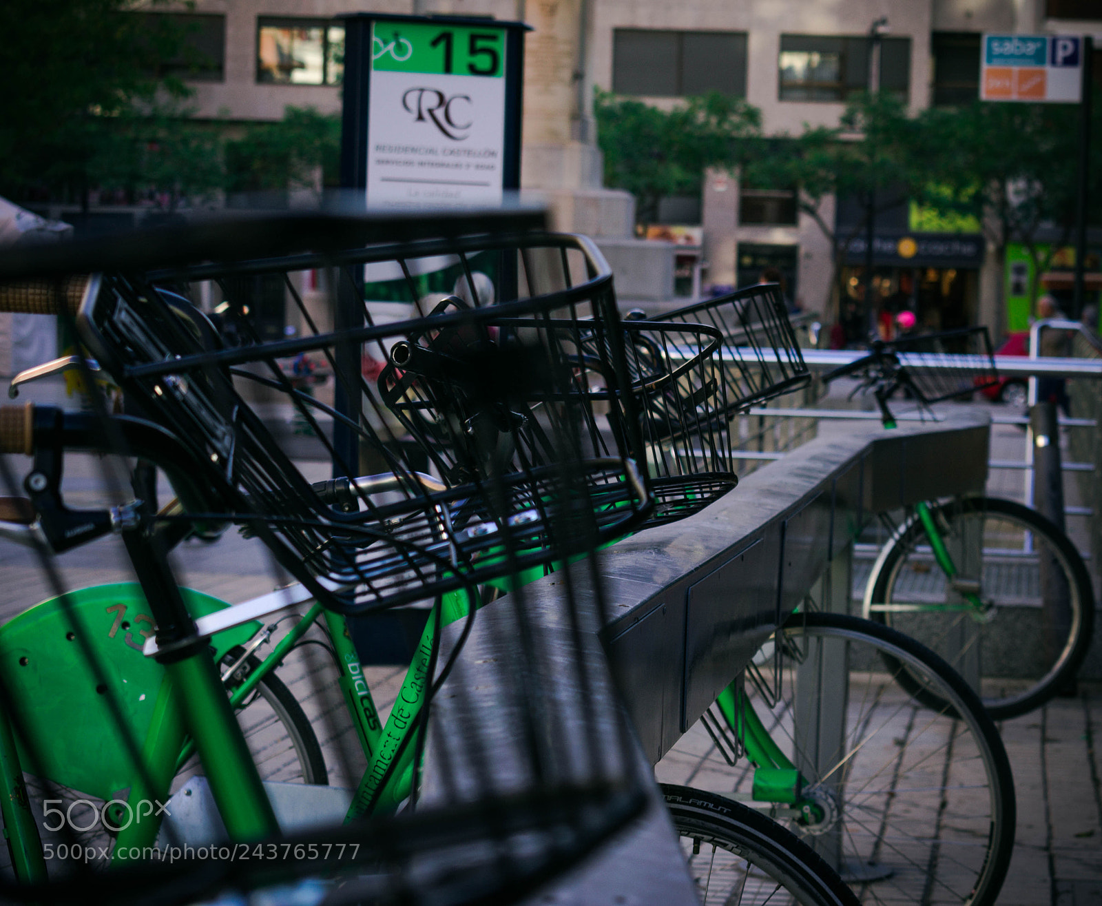 Nikon D3400 sample photo. Bike station photography
