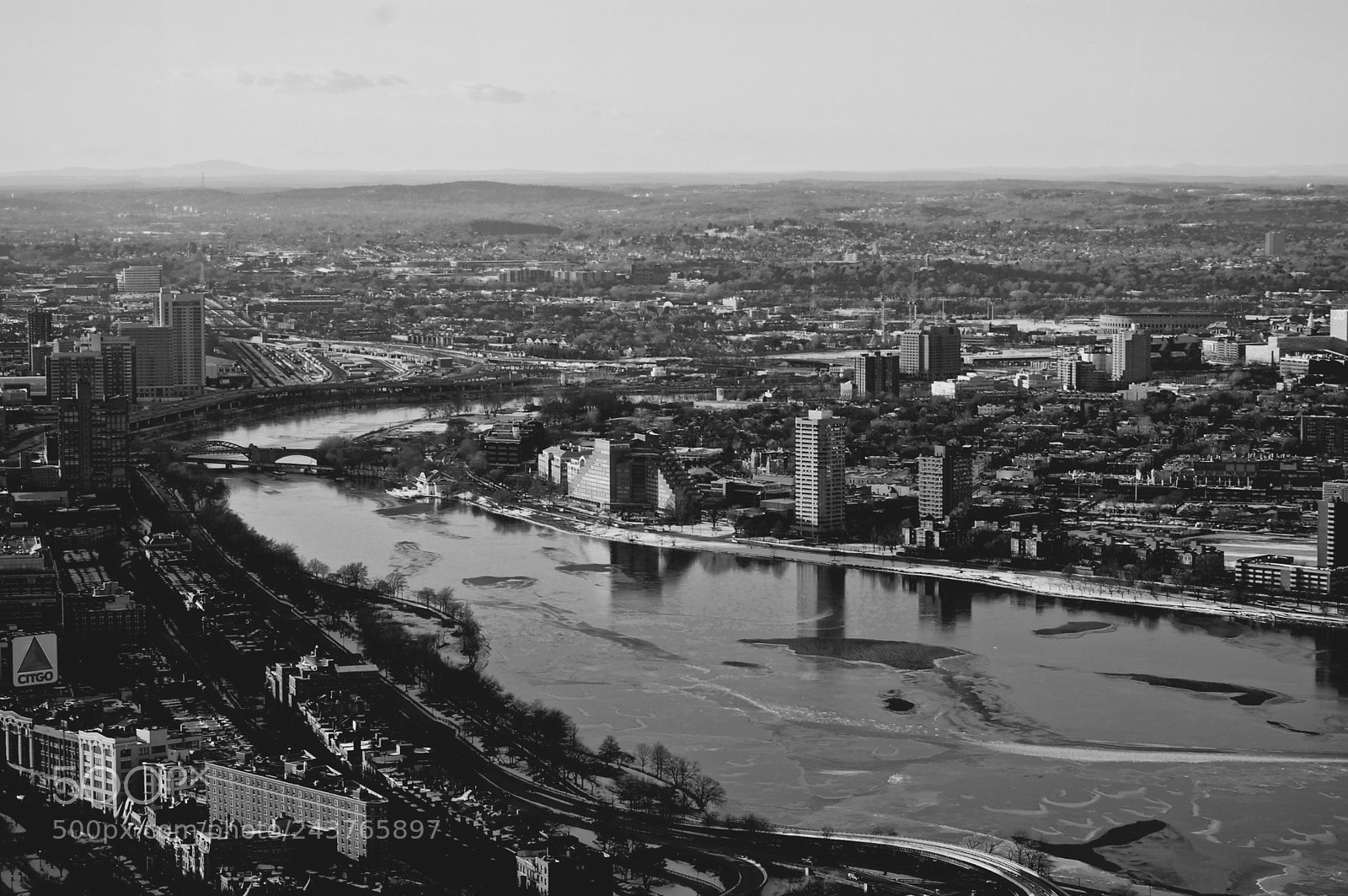 Nikon D40 sample photo. Boston from top photography