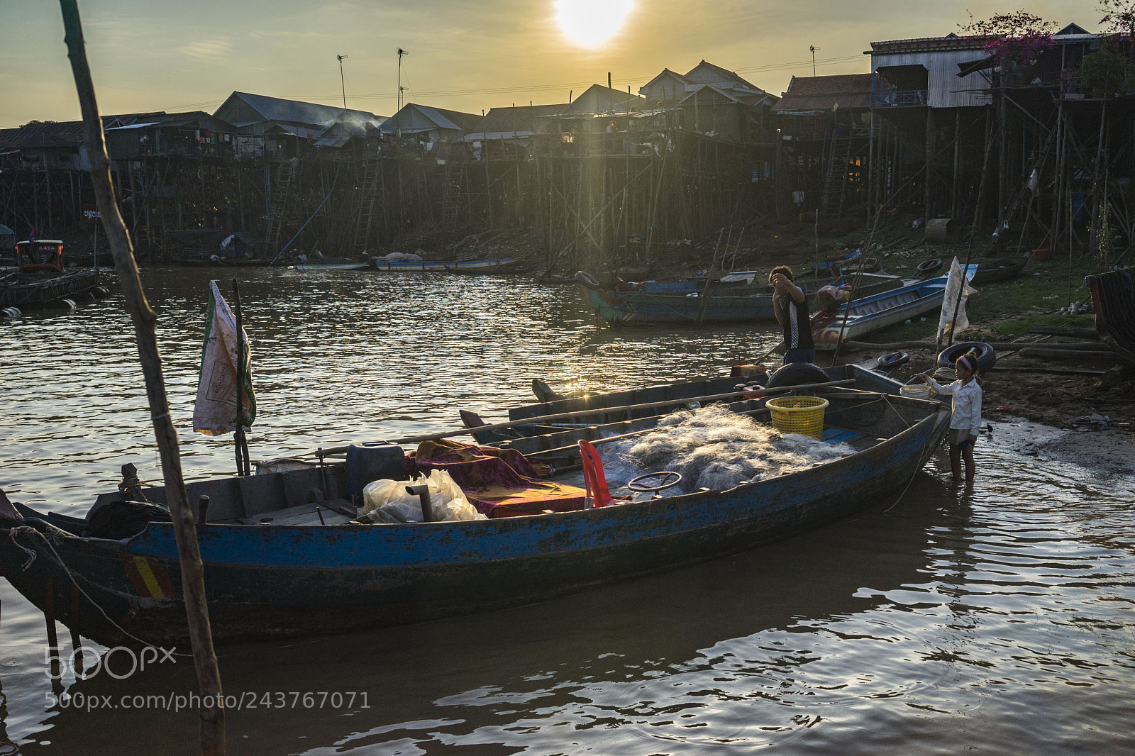 Sony a7 sample photo. The tonle sap lake photography