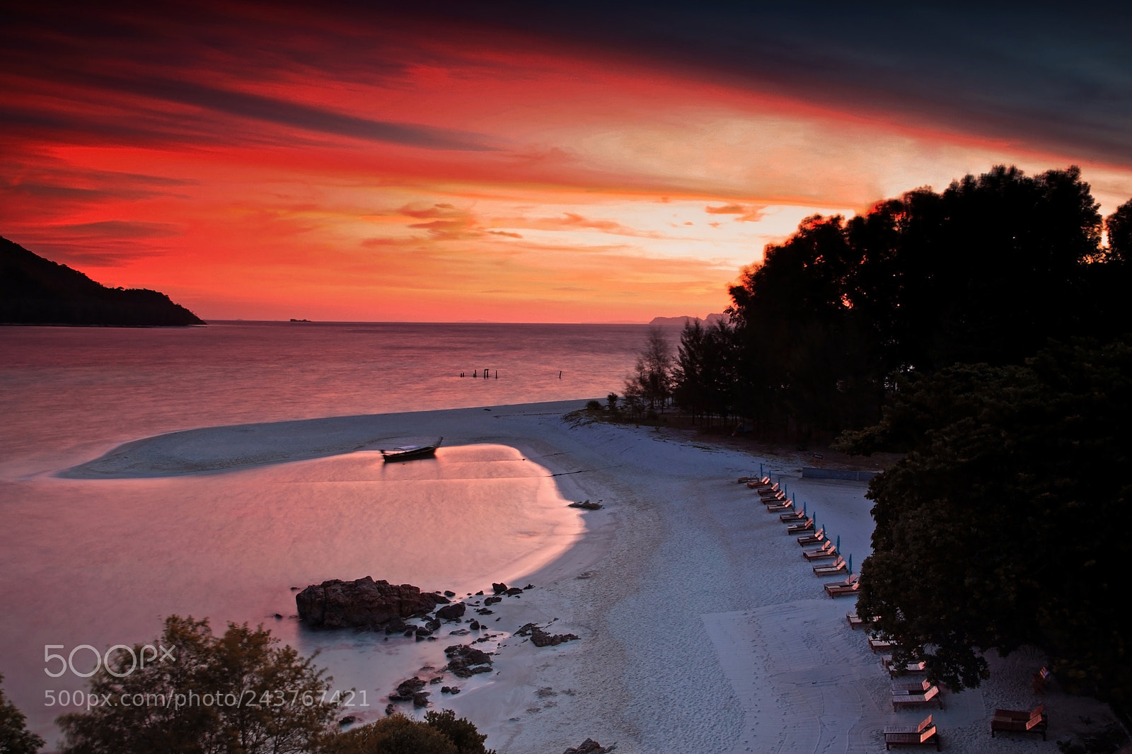 Canon EOS 5D sample photo. Aerial seascape at dawn photography