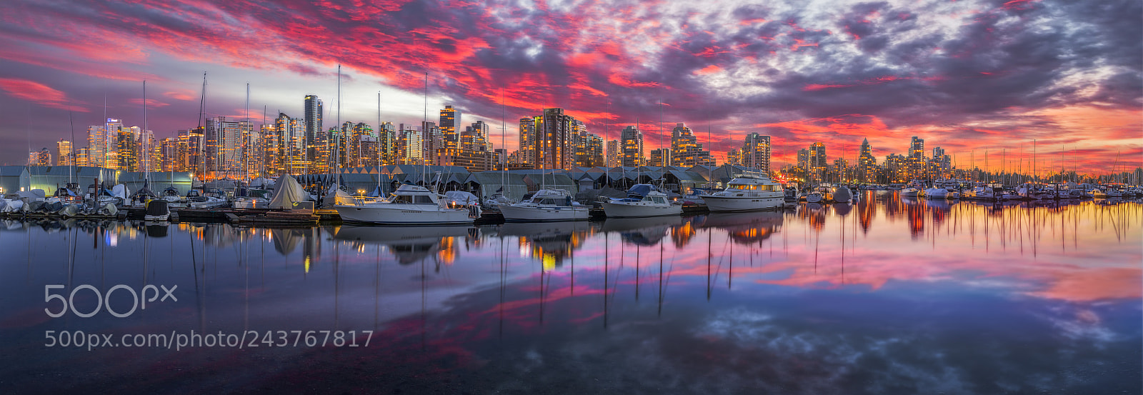 Nikon D750 sample photo. Coal harbor at sunset photography