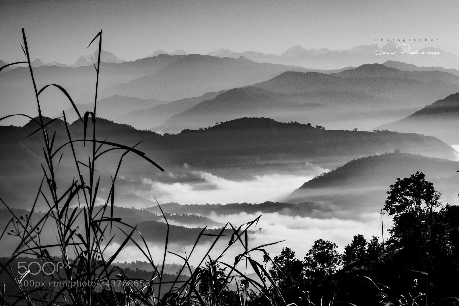 Nikon D7100 sample photo. Layers of mountain photography