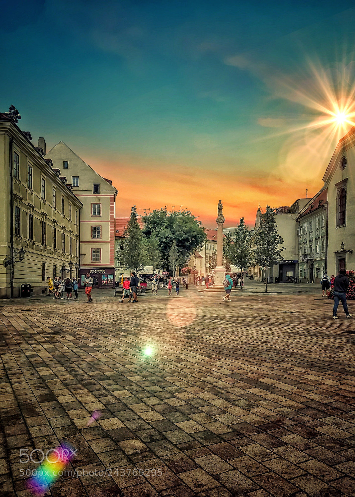 Samsung Galaxy S7 sample photo. Sunset in bratislava photography