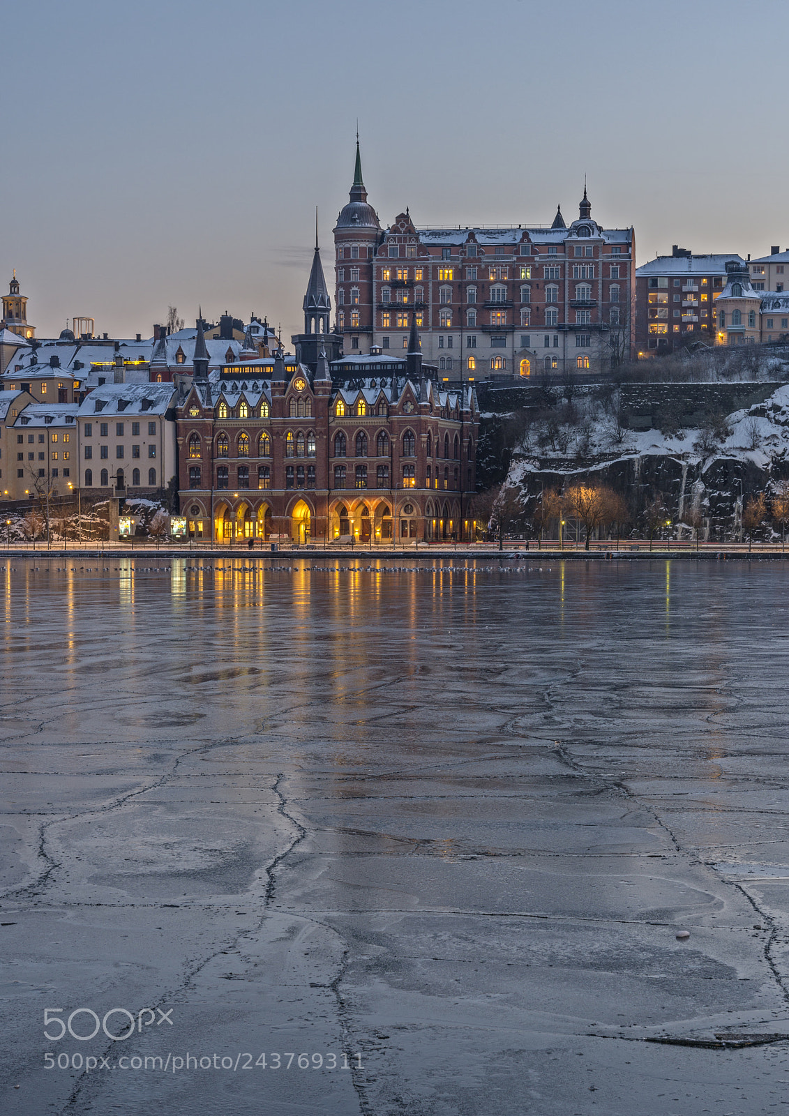 Nikon D800 sample photo. Stockholm in twillight. photography