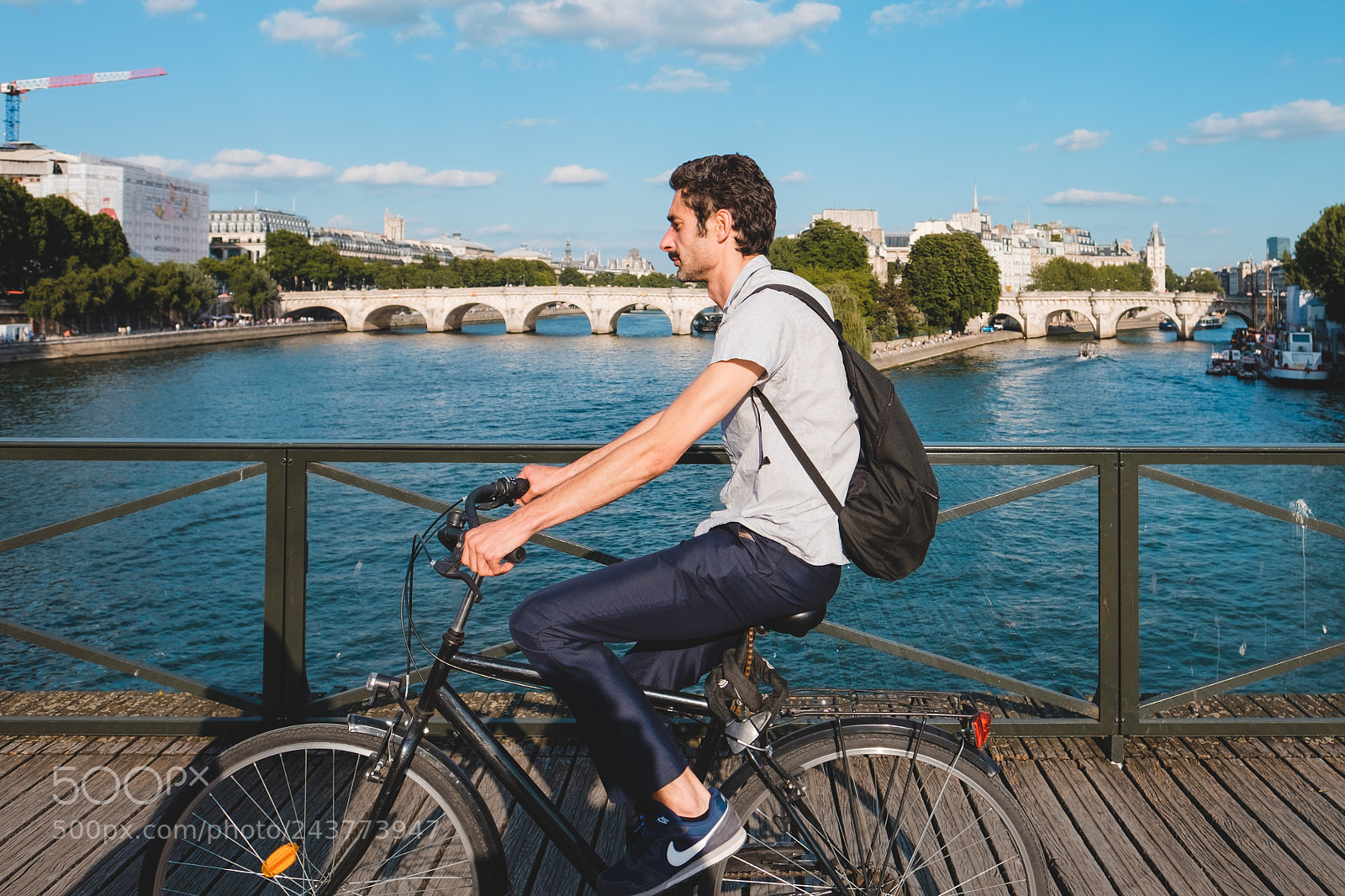 Fujifilm X-T1 sample photo. Cycle paris photography