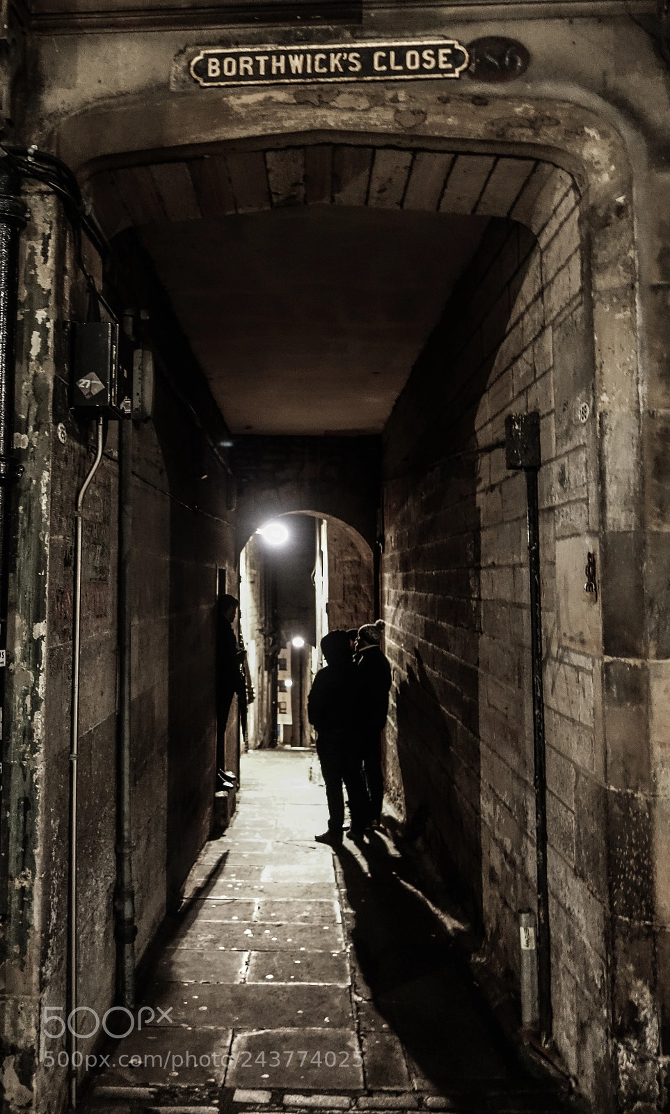 Sony Cyber-shot DSC-RX100 II sample photo. Dark streets of edinburgh photography