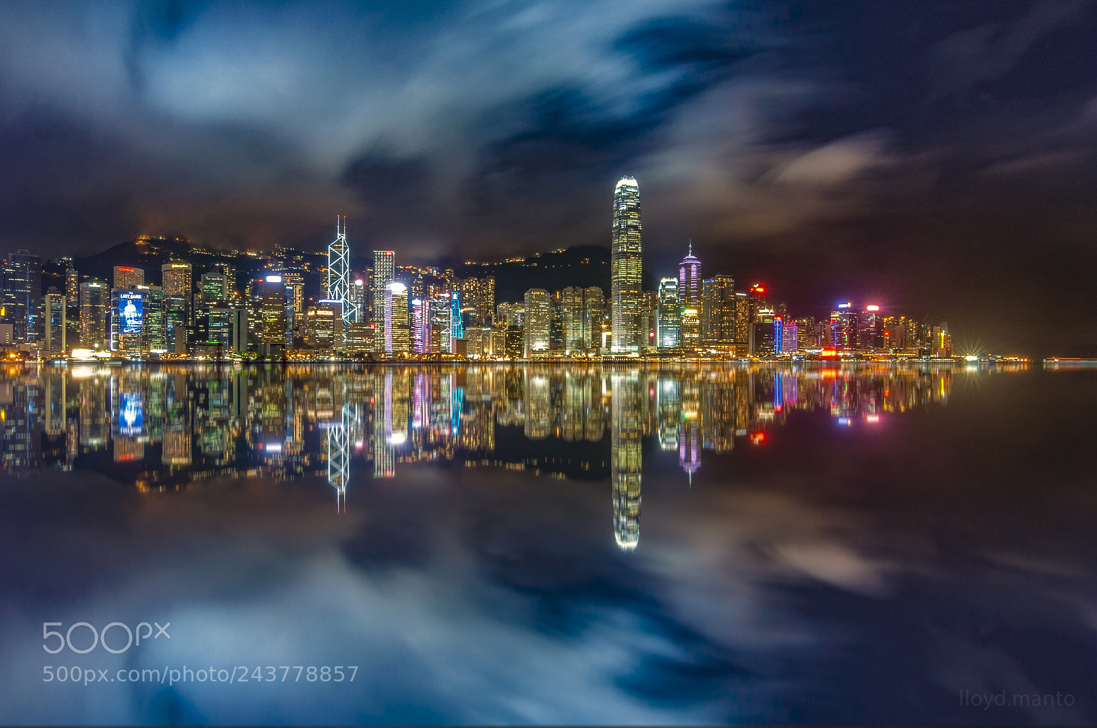 Nikon D90 sample photo. Hong kong nightscape photography