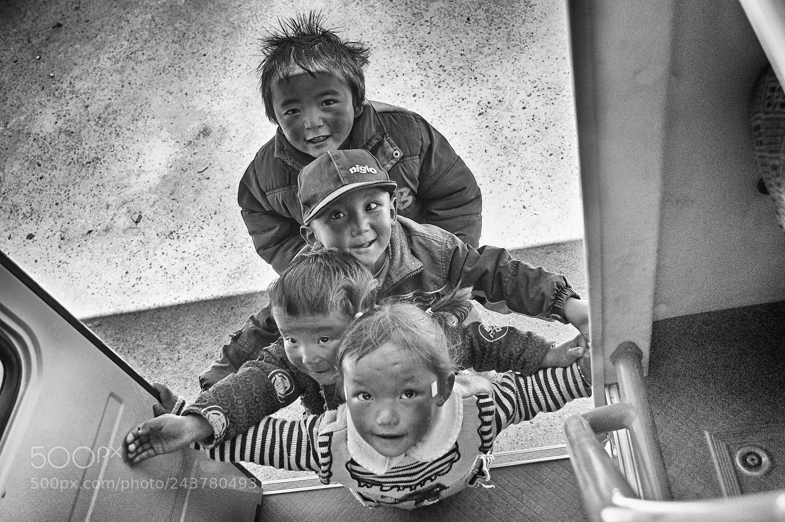 Nikon D90 sample photo. Enfants nomades tibet photography